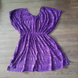 Bathing Suit Cover -Purple - Never Worn